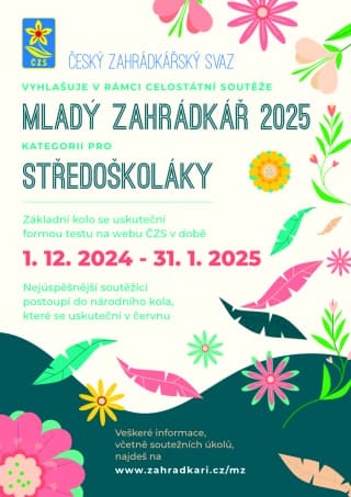 Plakat - Mlady zahradkar 2025   v2